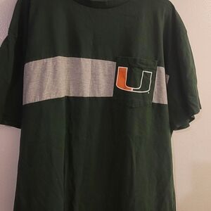 Fanatics Green and Gray Short Sleeve Tee